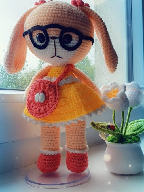 Hase mit Brille